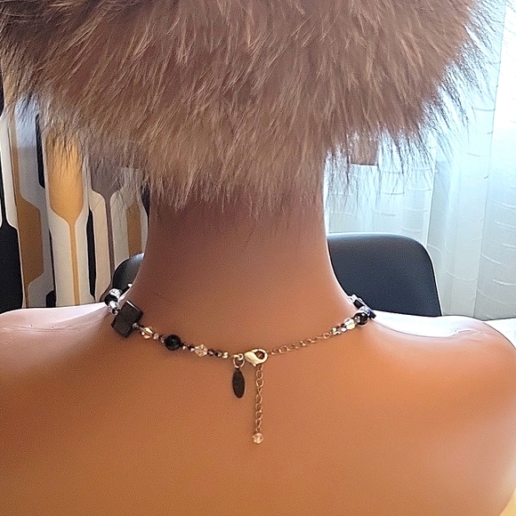 StunningvNecklace & Earring Set | Lab Created Stones w faux crystals and beads - Picture 8 of 14